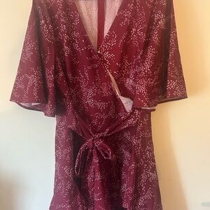 Elegant Maroon Romper